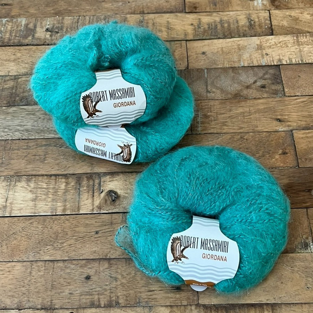 Robert Massamiri Giordana Yarn Ball Lot of 3 Wool Mohair Nylon Acrylic 87 Yds